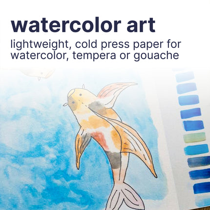 Watercolor Paper Pad, 11x15