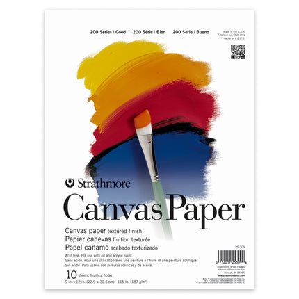 Canvas Paper, 9x12