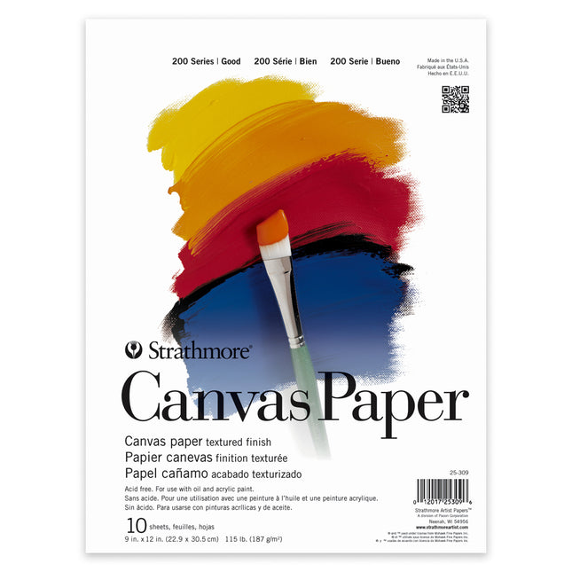 Canvas Paper, 9x12