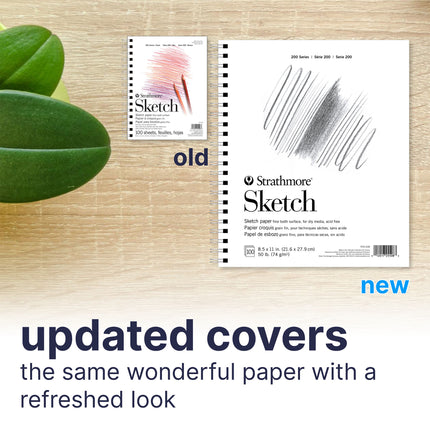 Sketch Paper Pad, 8.5x11