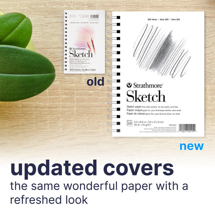 Sketch Paper Pad, 5.5x8.5