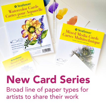 Mixed Media Cards 3.5x4.875 300ser & Envelopes 6pk