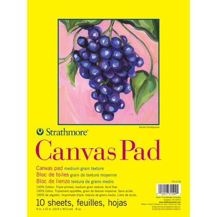 Canvas Pad, 9x12