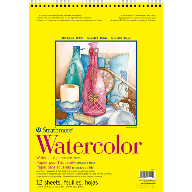 Watercolor Pad, 11x15