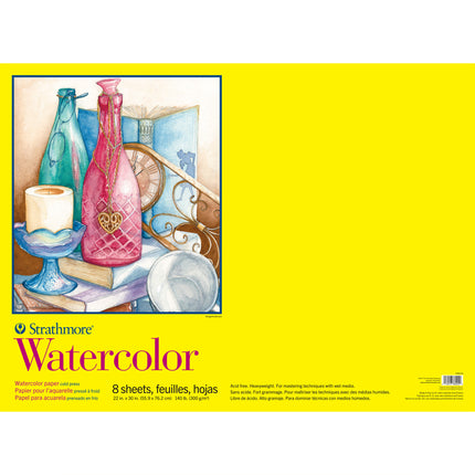 Watercolor Paper Pad, 22x30