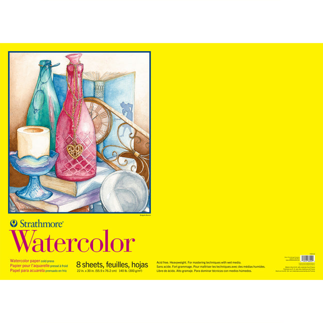 Watercolor Paper Pad, 22x30