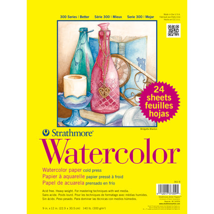 Watercolor Paper Pack, 9x12
