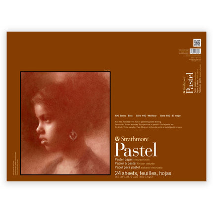 18x24 400 Series Pastel Paper Pad Glue Binding 24 Sheets