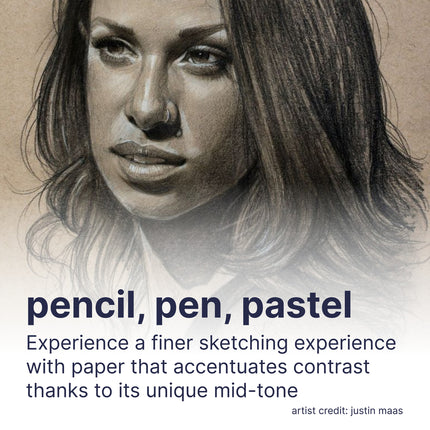 18x24 Recylce Tan Sketch Paper Pad 400 Series Wire Binding
