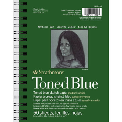 Sketch Pad 50shts 5.5x8.5 Blu Side 400 Series Recycled