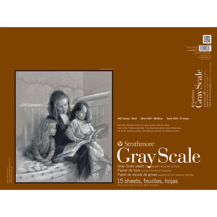 Grayscale Paper Pad, 18x24