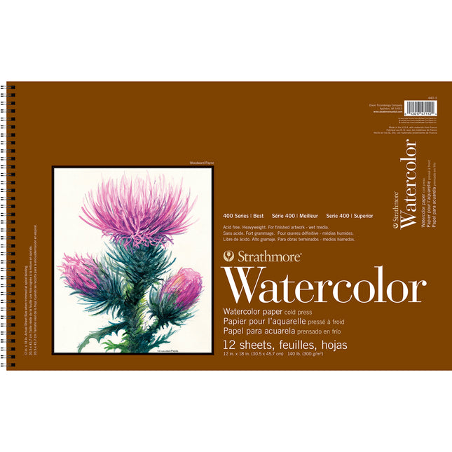 Watercolor Pad, 12x18