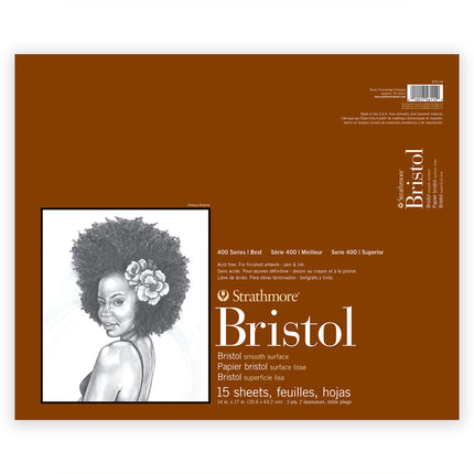 Bristol Paper Pad Smooth, 14x17