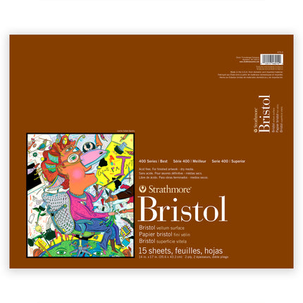 Bristol Paper Pad Vellum, 14x17