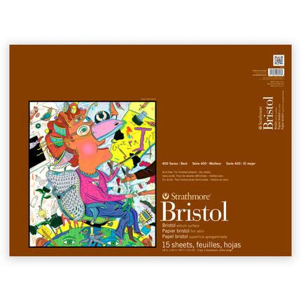 Bristol Paper Pad Vellum 18x24in 15 Sheets 400 Series