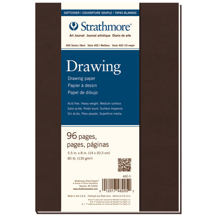 Art Journal Drawing Book Softcover, 5.5x8