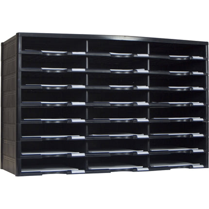 24 Compartment Literature Organizer