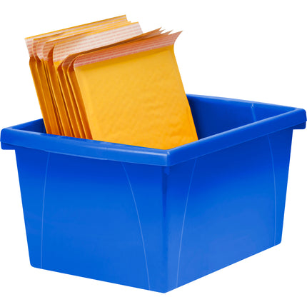 Small Storage Bin, Blue