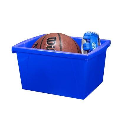 Small Storage Bin, Blue