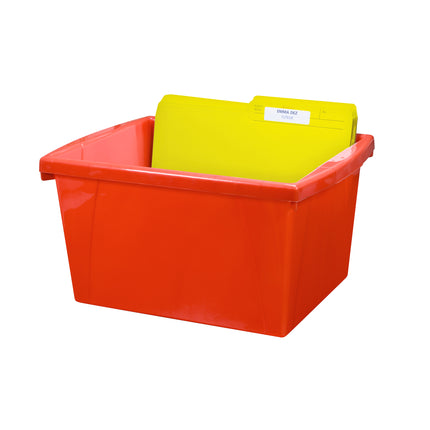 Small Storage Bin, Red
