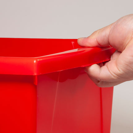 Small Storage Bin, Red