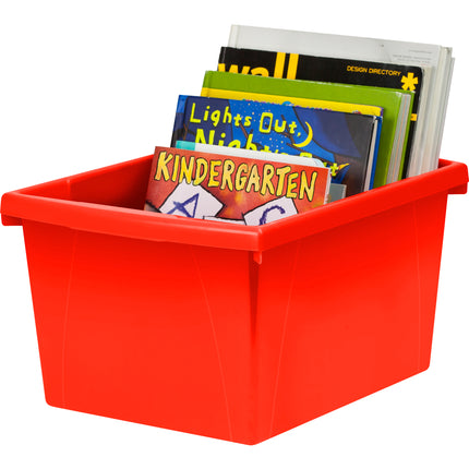 Small Storage Bin, Red