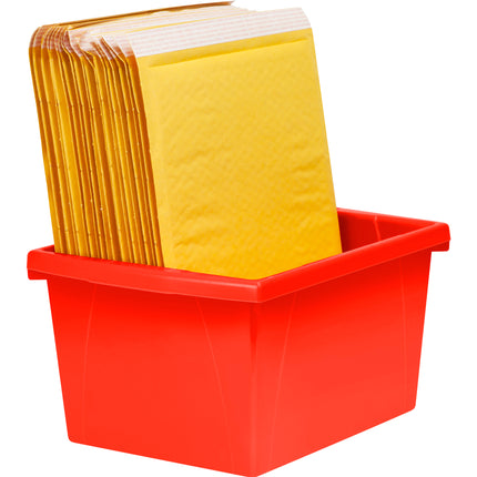 Small Storage Bin, Red