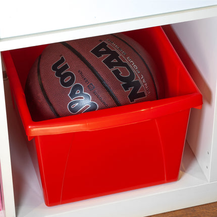 Small Storage Bin, Red