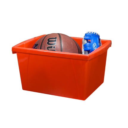Small Storage Bin, Red