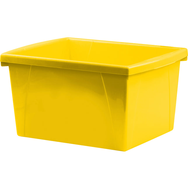Small Storage Bin, Yellow