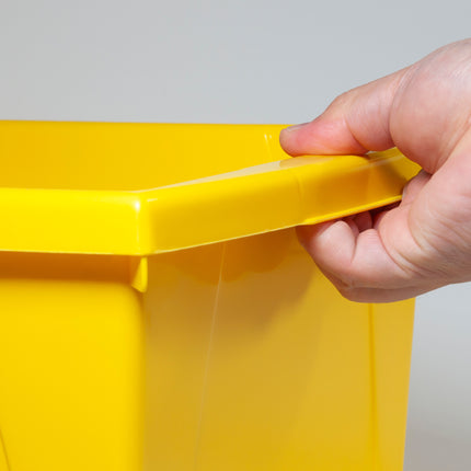 Small Storage Bin, Yellow