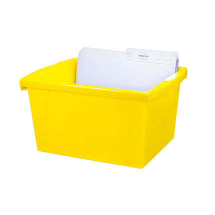 Small Storage Bin, Yellow