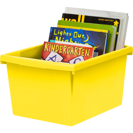 Small Storage Bin, Yellow