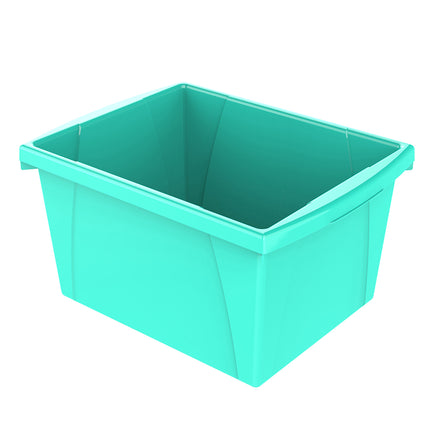 Small Storage Bin, Teal