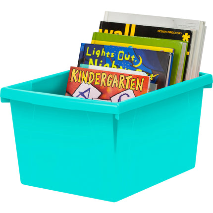 Small Storage Bin, Teal