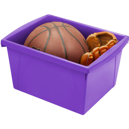 Small Storage Bin, Purple