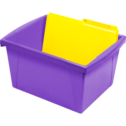 Small Storage Bin, Purple