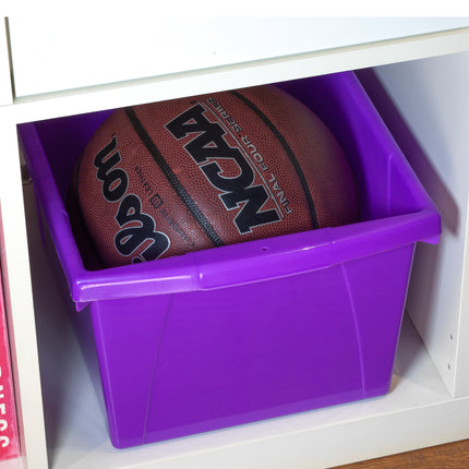 Small Storage Bin, Purple