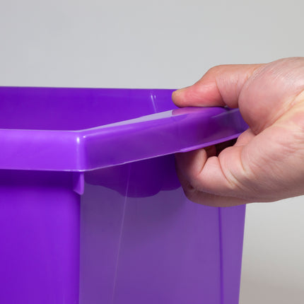 Small Storage Bin, Purple
