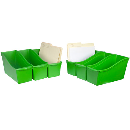 Large Book Bin, Green