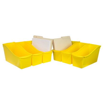 Large Book Bin, Yellow