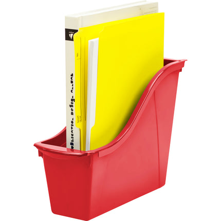 Small Book Bin, Red