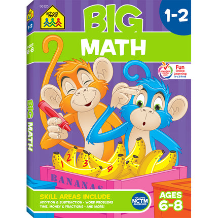 BIG Workbook Math, Grades 1-2