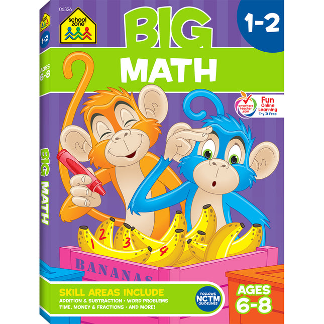 BIG Workbook Math, Grades 1-2