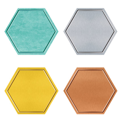 I ♥ Metal™ Hexagons Classic Accents® Var. Pack, 36 ct