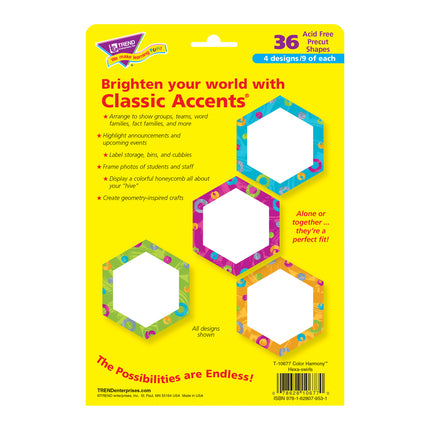 Color Harmony™ Hexa-swirls Classic Accents® Var. Pack, 36 ct