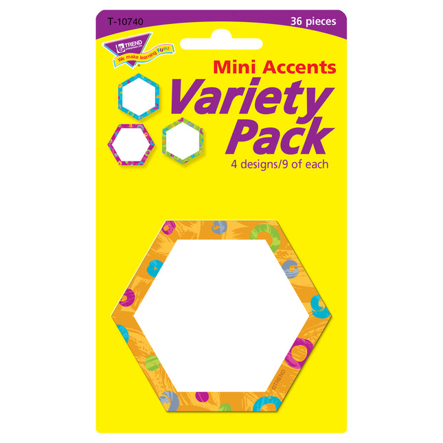 Color Harmony™ Hexa-swirls Mini Accents Variety Pack, 36 ct
