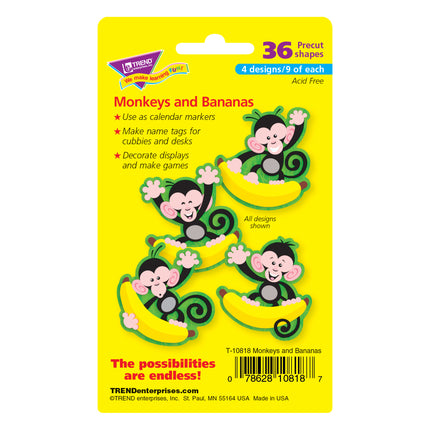 Monkeys and Bananas Mini Accents Variety Pack, 36 ct