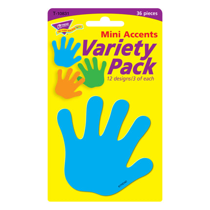 Handprints Mini Accents Variety Pack, 36 ct