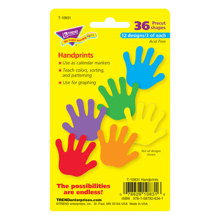 Handprints Mini Accents Variety Pack, 36 ct